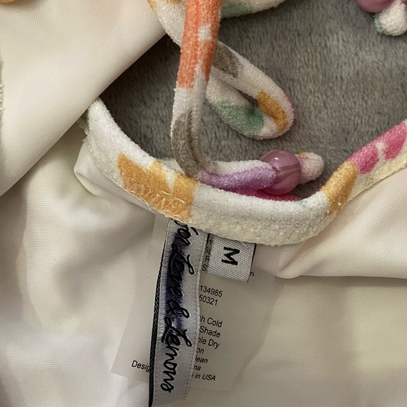 New! For Love & Lemons Bondi Pink Multi Floral One-Piece Swimsuit 24360 - Picture 6 of 8